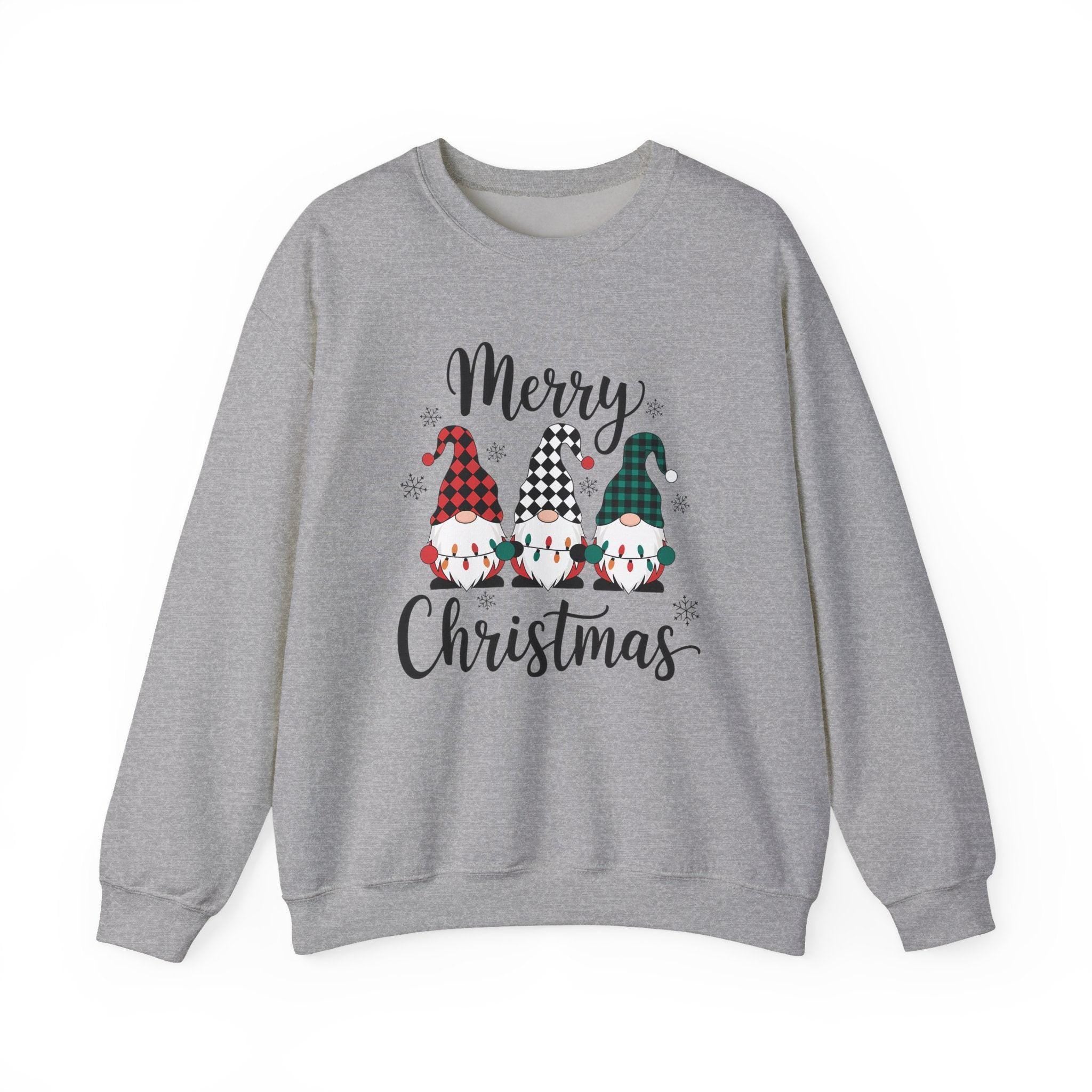 Merry Christmas Crewneck Sweatshirt, Holiday Sweater, Christmas Gift, Cozy Winter Wear, Holiday Sweatshirt, Festive Fashion