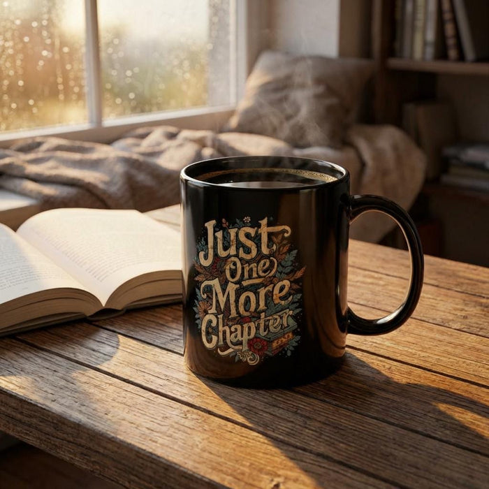 Book Lover T-Shirt • Just One More Chapter Tee • Vintage Reading Shirt • Coffee Mug Gift Set