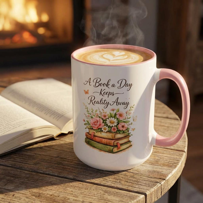 A Book a Day Plush Blanket • Cozy Book Lover Reading Throw • Soft Velveteen Literary Gift • Coffee Mug Gift Set