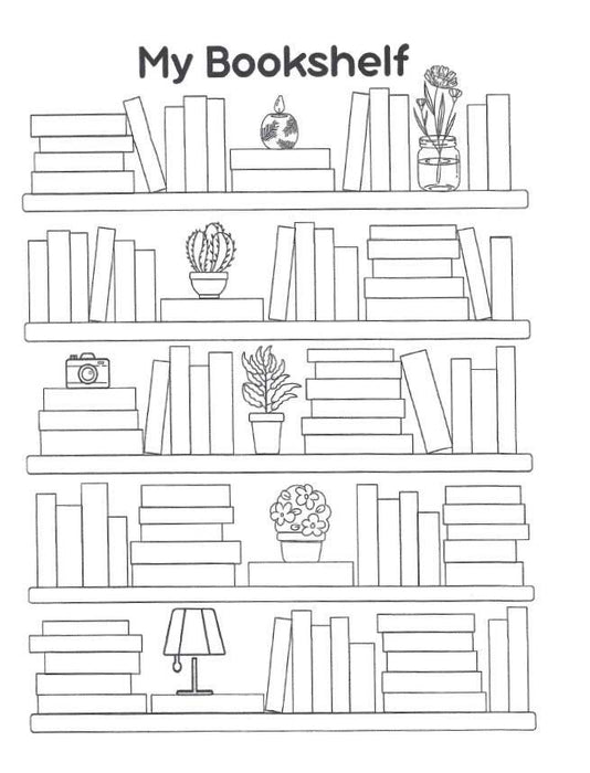 A Life Between Books Reading Journal Cottagecore Book Tracker | Printable Reading Log | Book Review Pages | Book Lover Gift Instant Download