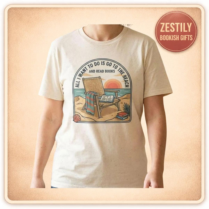 Beach Reading T-Shirt: Relaxed Fit, Soft Cotton Comfort