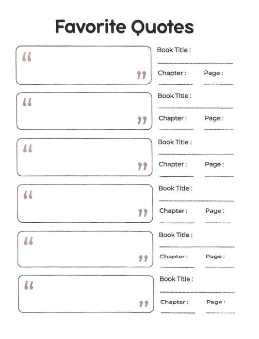 A Life Between Books Reading Journal Cottagecore Book Tracker | Printable Reading Log | Book Review Pages | Book Lover Gift Instant Download