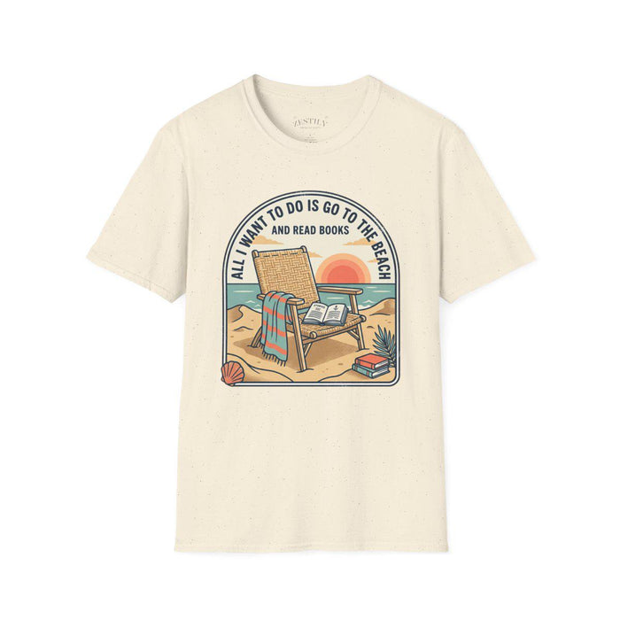 Beach Reading T-Shirt: Relaxed Fit, Soft Cotton Comfort