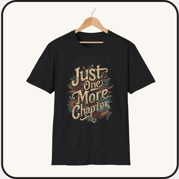 Book Lover T-Shirt • Just One More Chapter Tee • Vintage Reading Shirt • Coffee Mug Gift Set