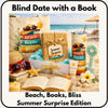 Blind Date with a Book – Beach Bliss Edition | Summer Mystery Book Box | Beach Tote + Travel Mug Gift Set | Coastal Reader Gift