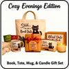 Blind Date with a Book • Cozy Reading Night Book Lover Gift Set • Curated Book Box • Cozy Bookish Gift for Readers • Cat Lovers