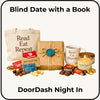 Blind Date With a Book Box • DoorDash Night Gift Set • Cozy Self‑Care Kit with Snacks, Candle & Mystery Book • Book Lover Gift