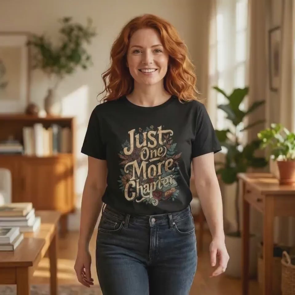 Book Lover T-Shirt • Just One More Chapter Tee • Vintage Reading Shirt • Coffee Mug Gift Set
