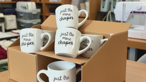 Cozy Reader Coffee Lover Mug: Books, Quiet Mornings Design, Bookish Cup 11oz